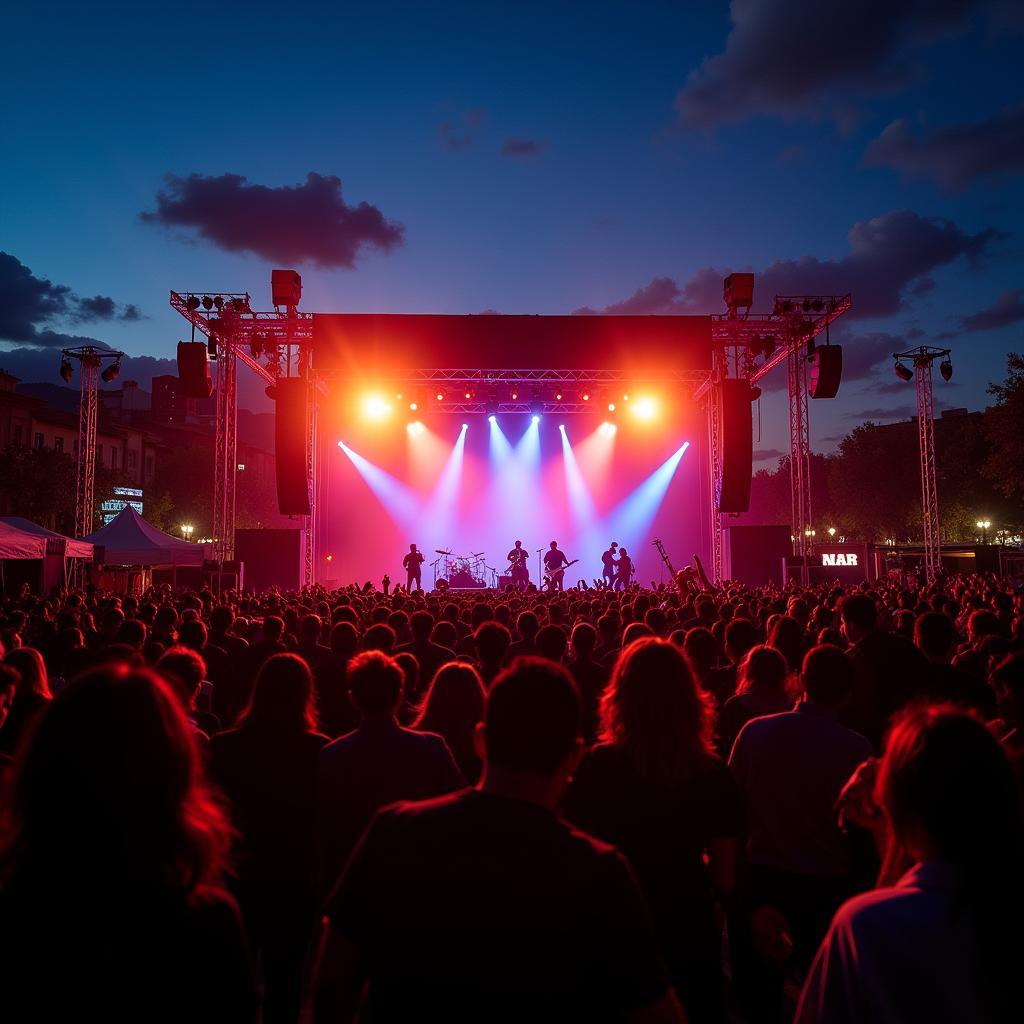 Music festival in Barcelona