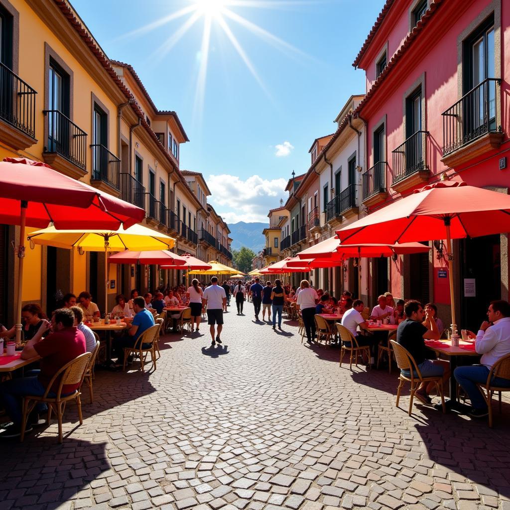 Picturesque Town Square in Navalcarnero