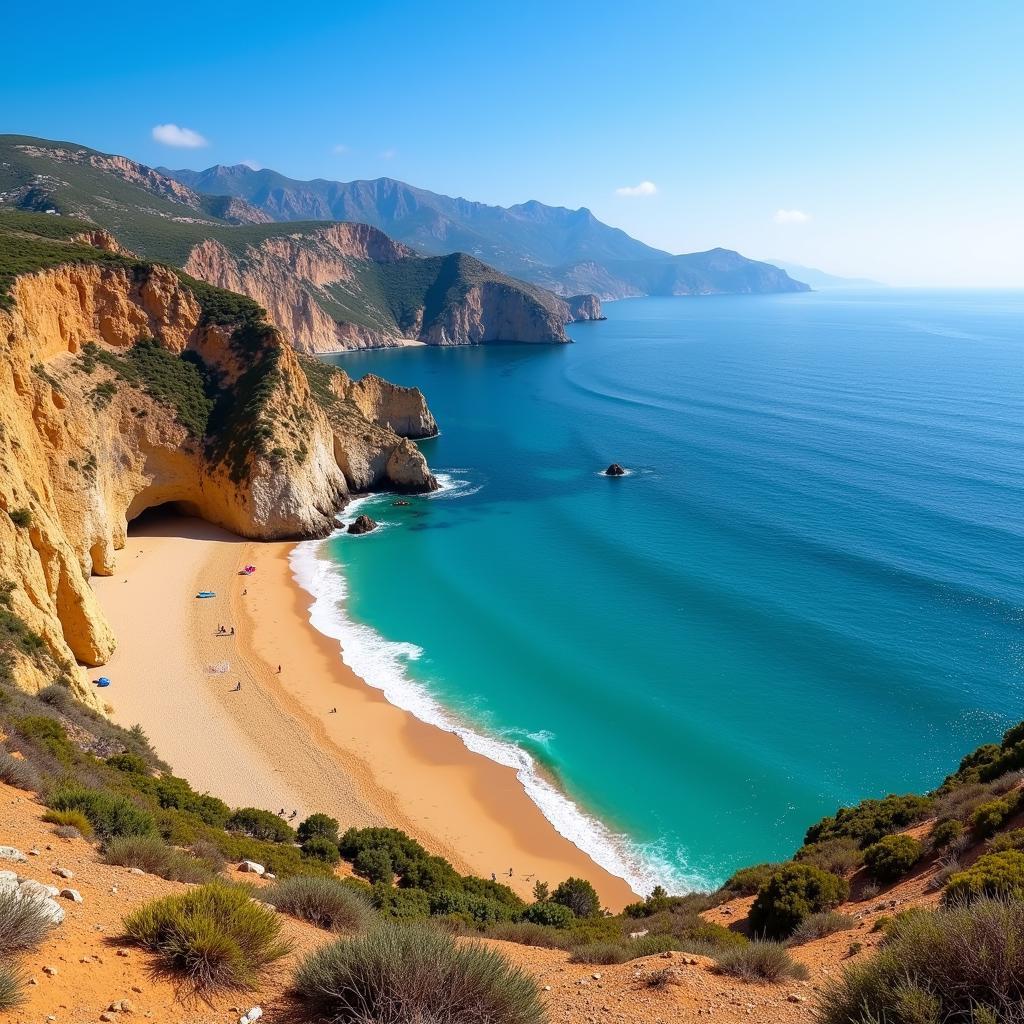 Spectacular Nerja Beach