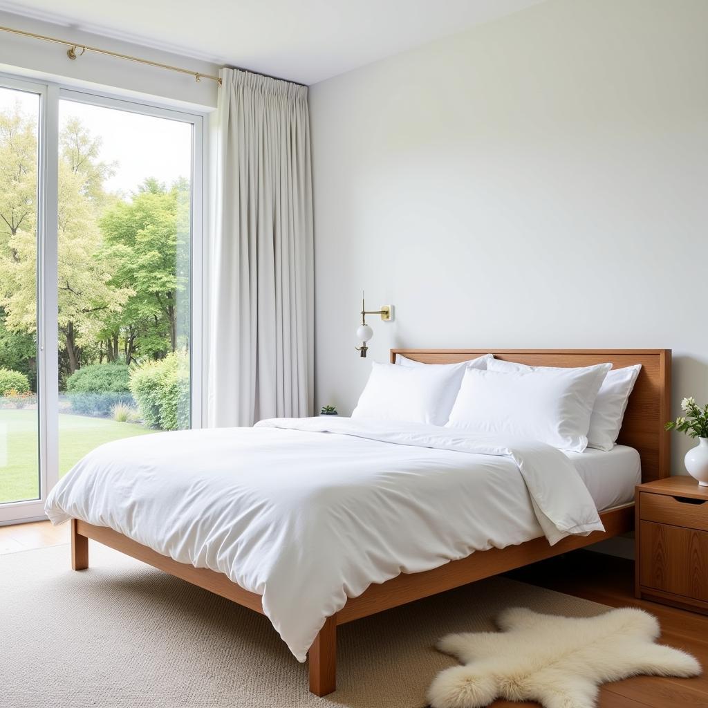 Nordic Bedroom in a Spanish Villa