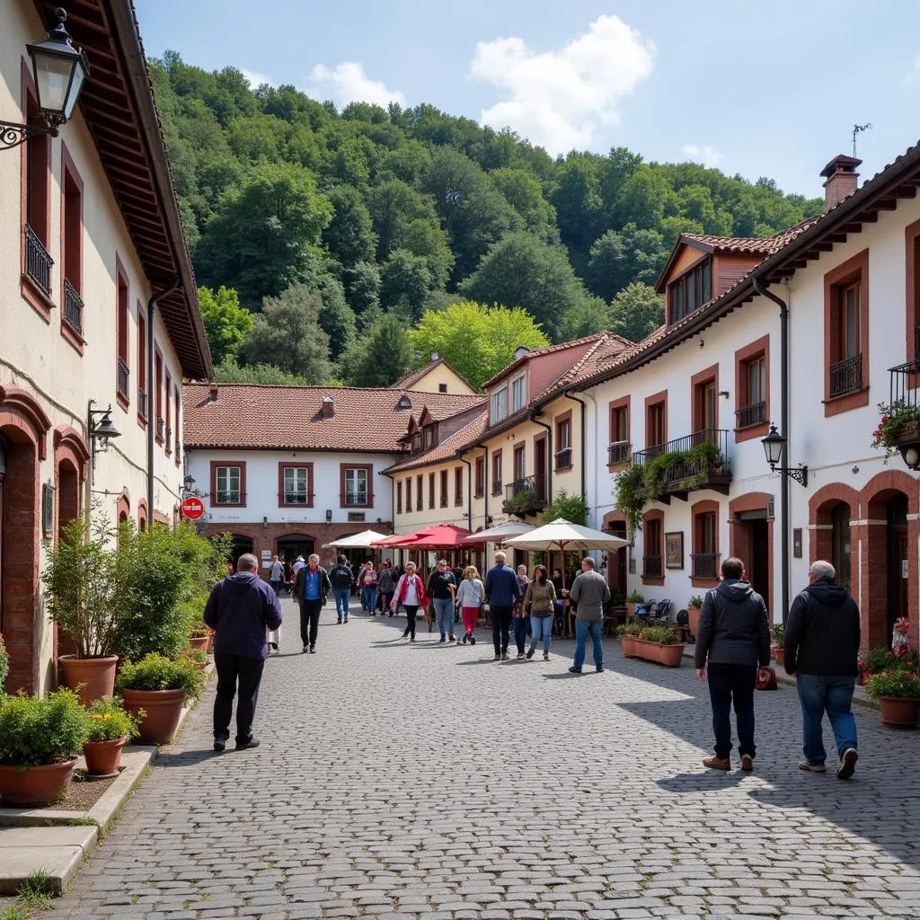 The Charming Town Square of Noreña