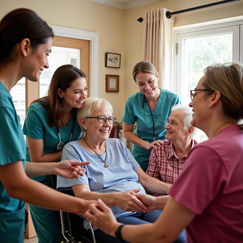 Friendly Nursing Home Staff