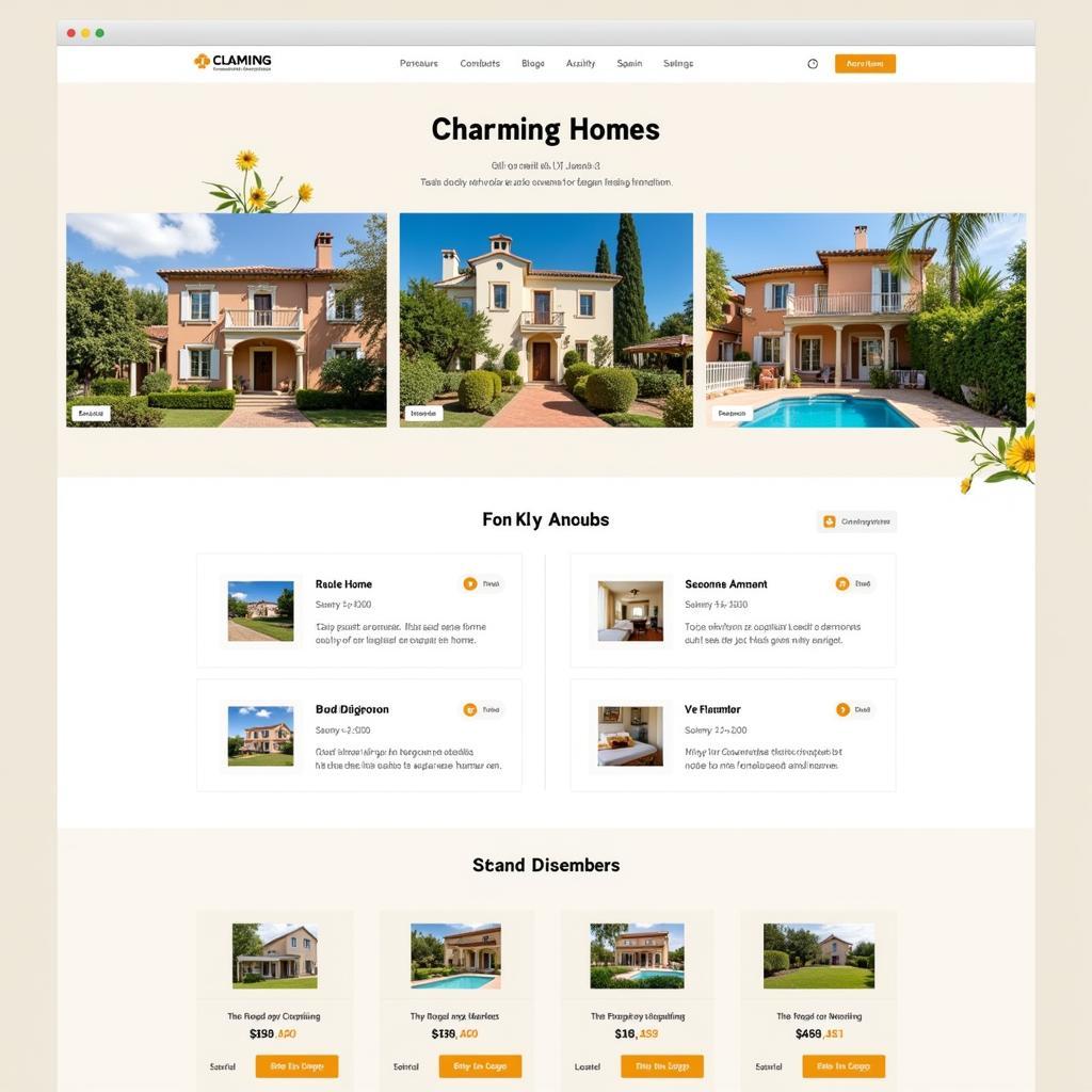 Oleotour Homes Website