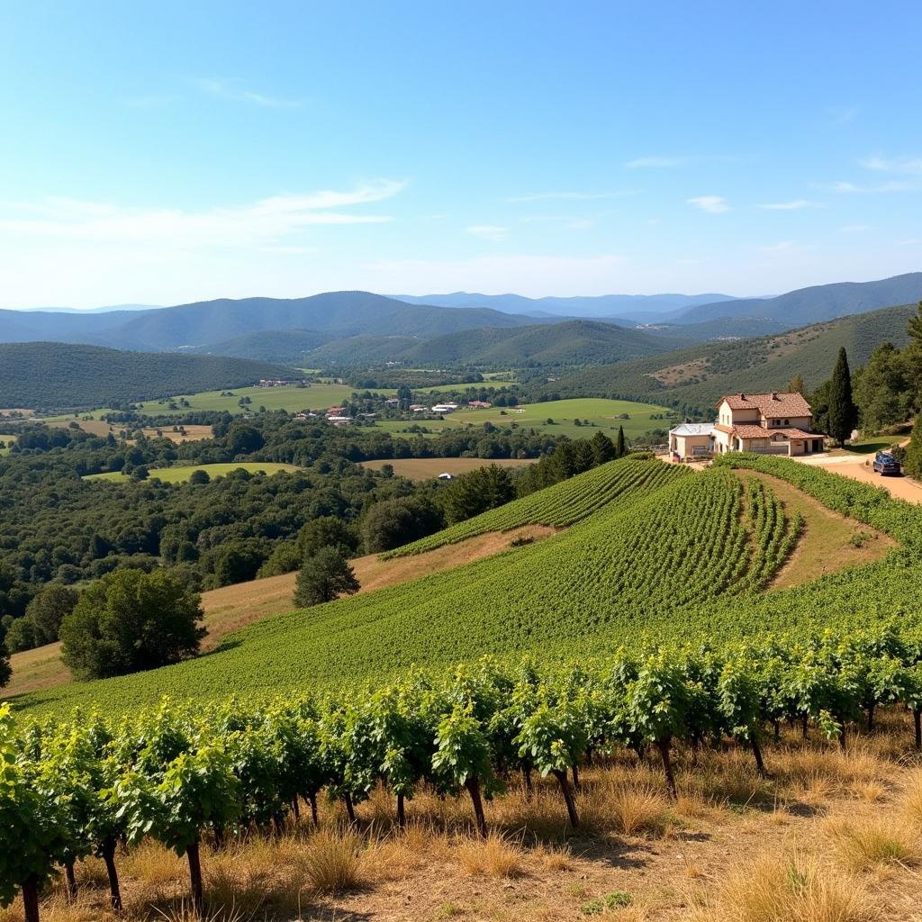 Panoramic Views of the Ondara Countryside