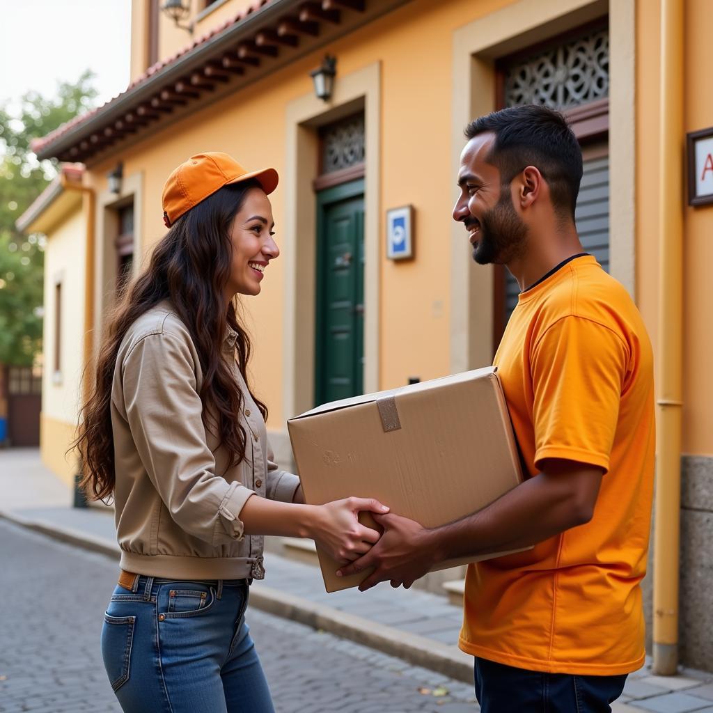 Package delivery in Spain