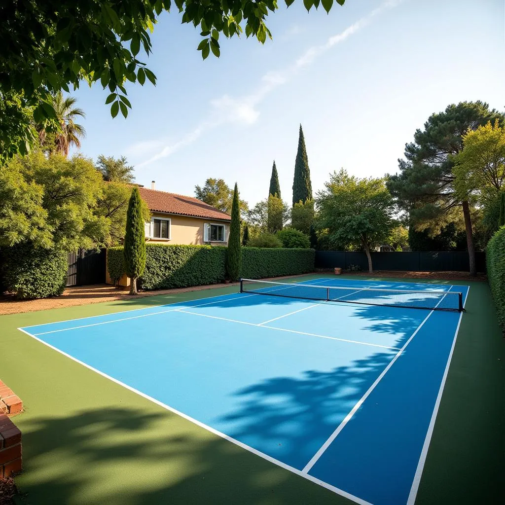 Padel court at Villa Esther