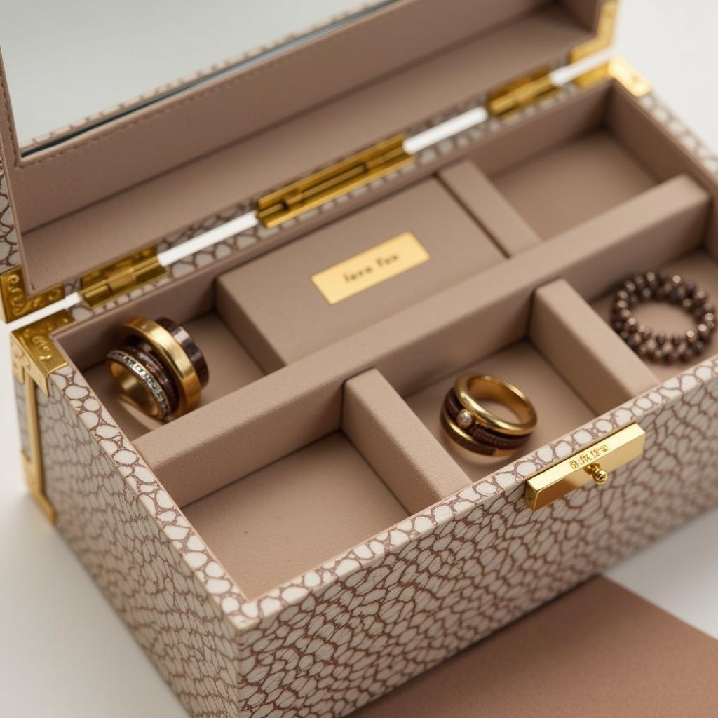 Elegant Personalized Jewelry Box from Zara Home