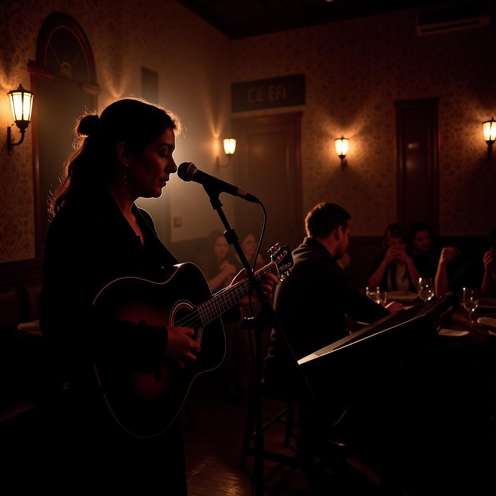 Traditional Fado Performance in Ribeira