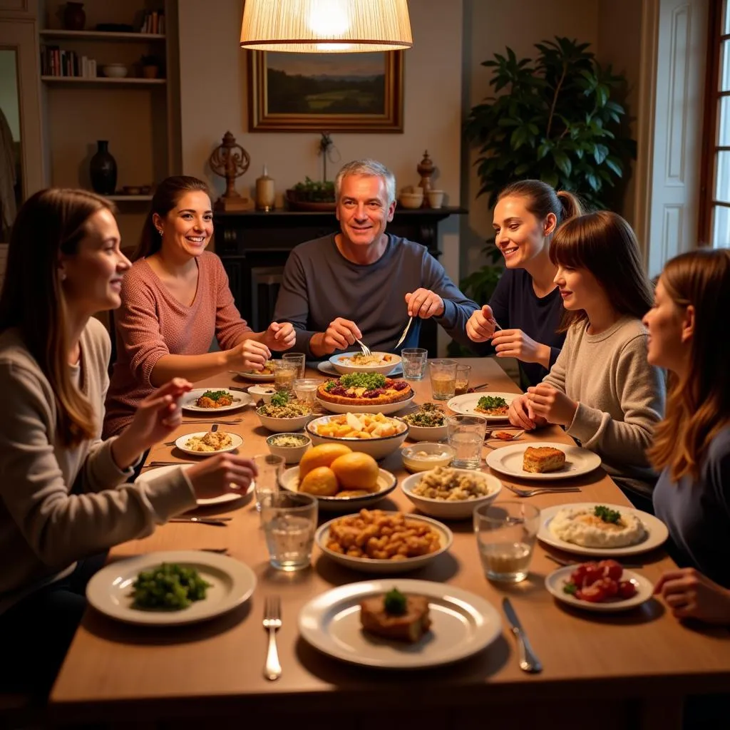 Portuguese Family Dinner