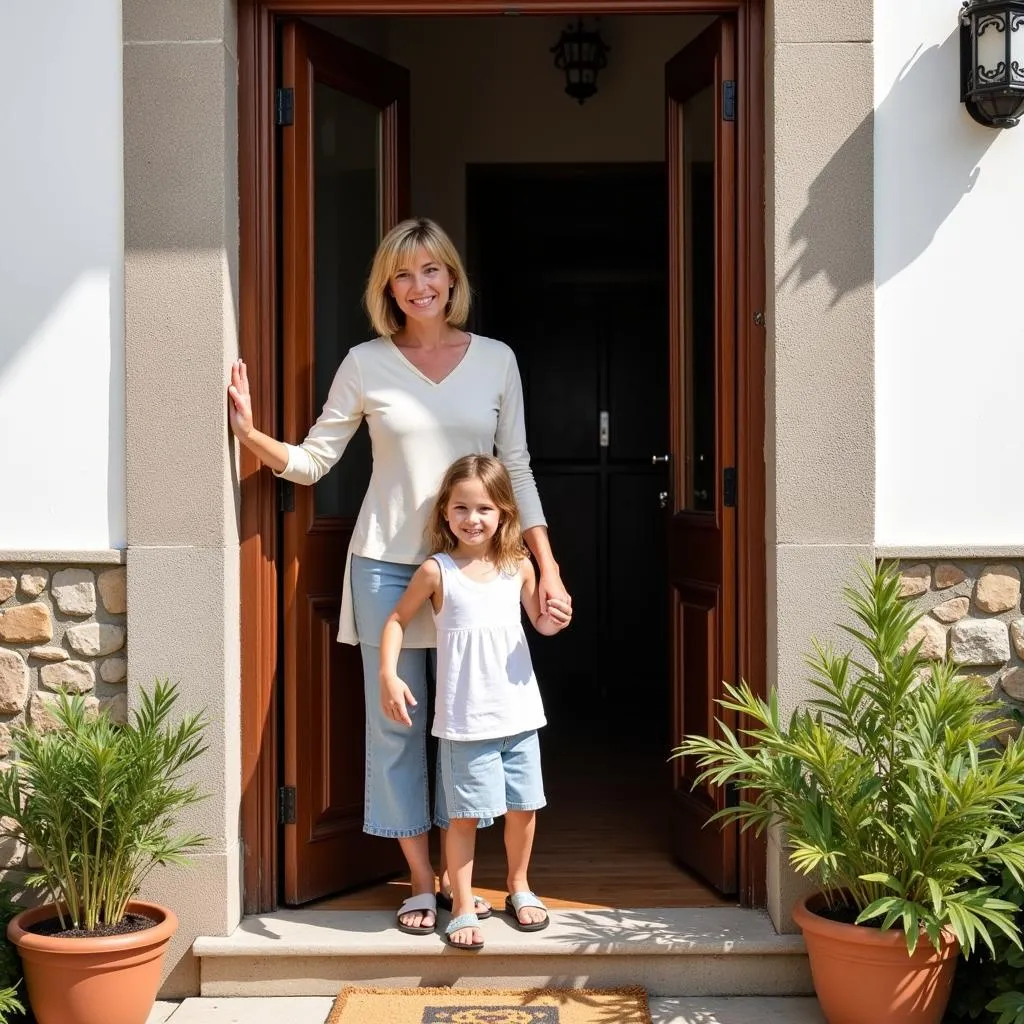 Portuguese Host Greeting Guests