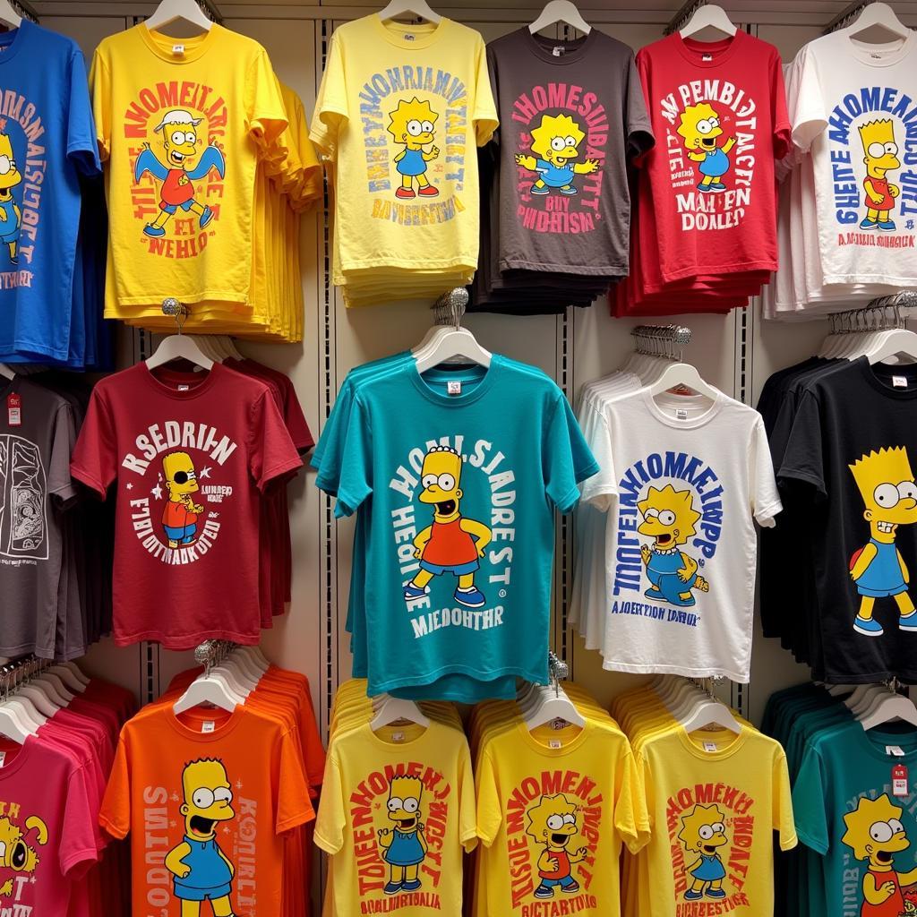 Primark Homer Simpson T-Shirt Display