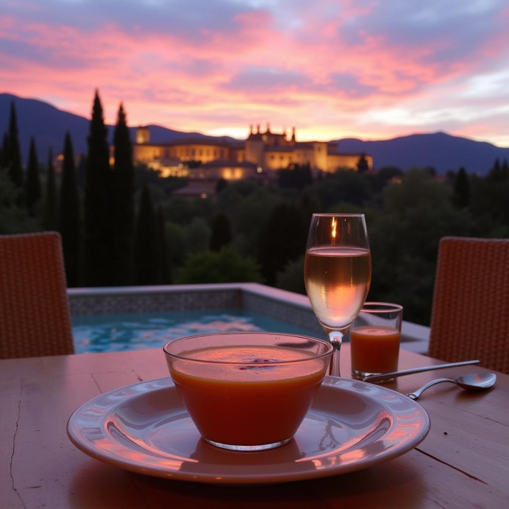 Balcony view of the Alhambra from a Residencia Loop Home