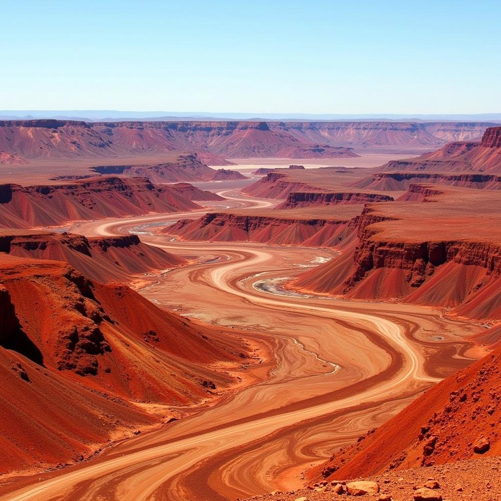 The Rio Tinto Mines landscape