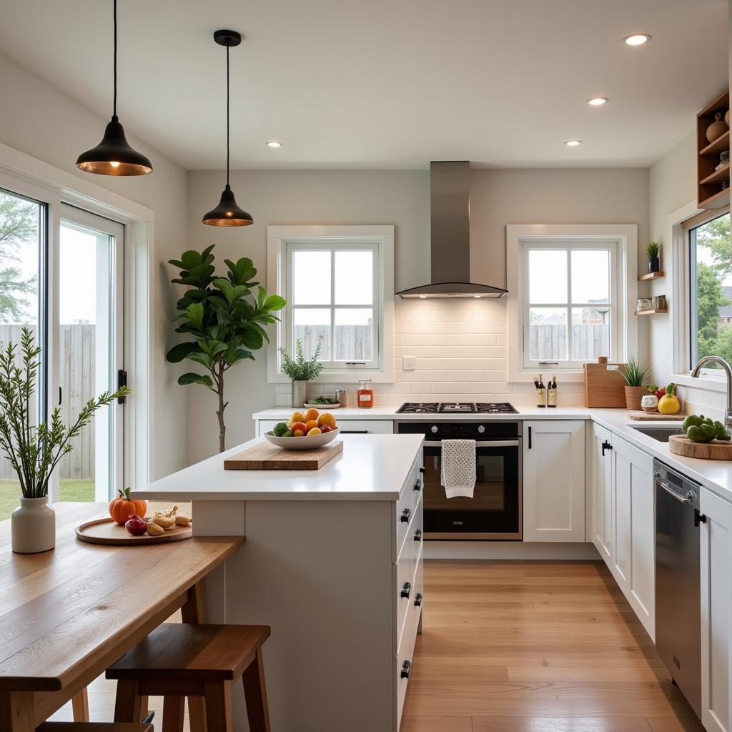 A spacious kitchen in a Roel Home, perfect for families