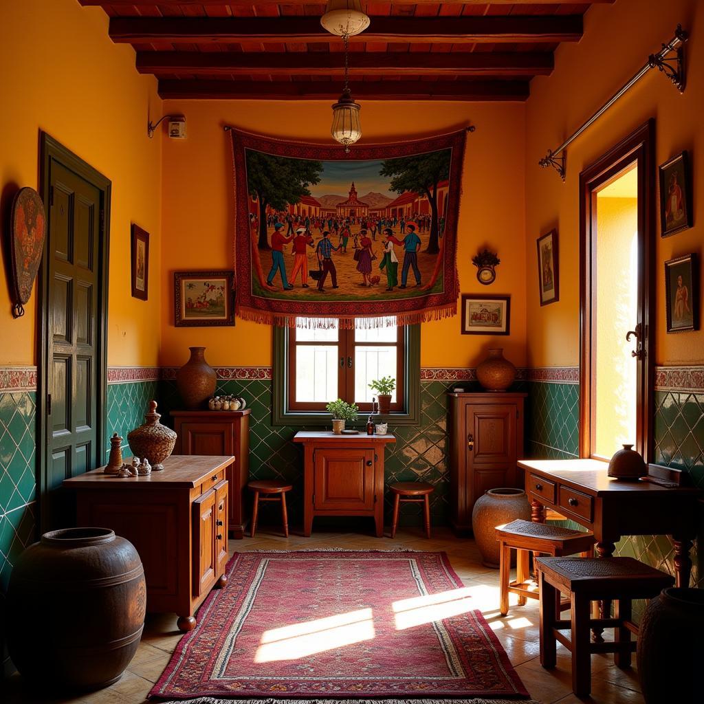 Traditional Roma Home Interior