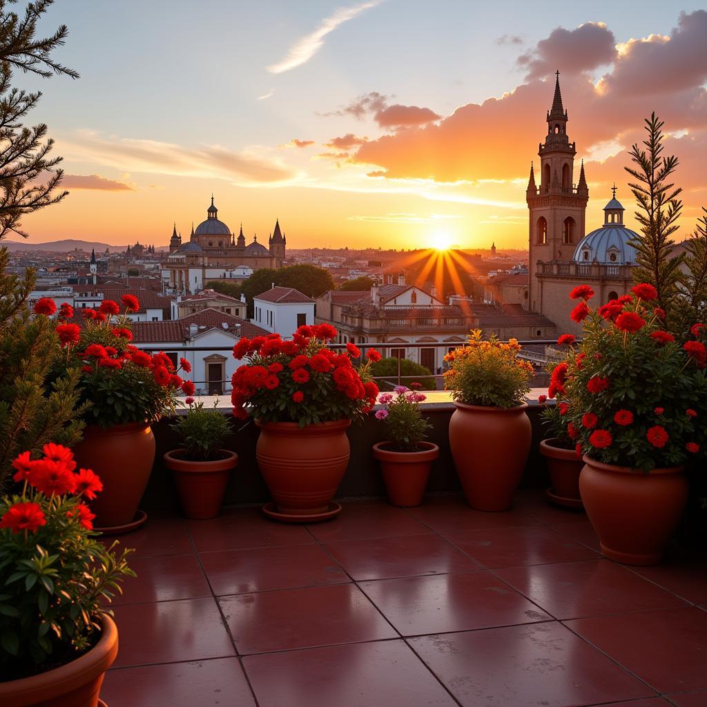 Rooftop Terrace in Seville