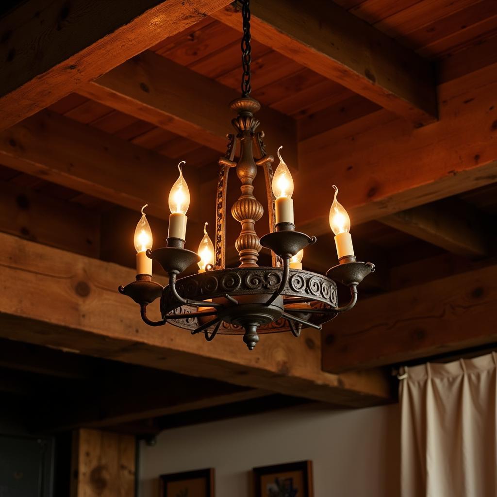 Rustic Chandelier from Zara Home