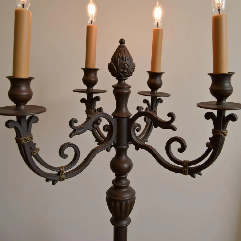 Rustic Iron Candelabra from Zara Home