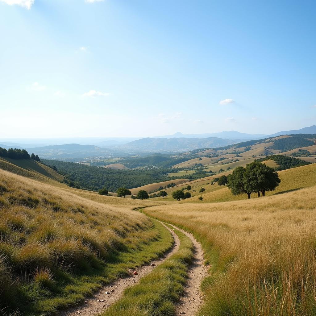 Picturesque rustic land in Spain