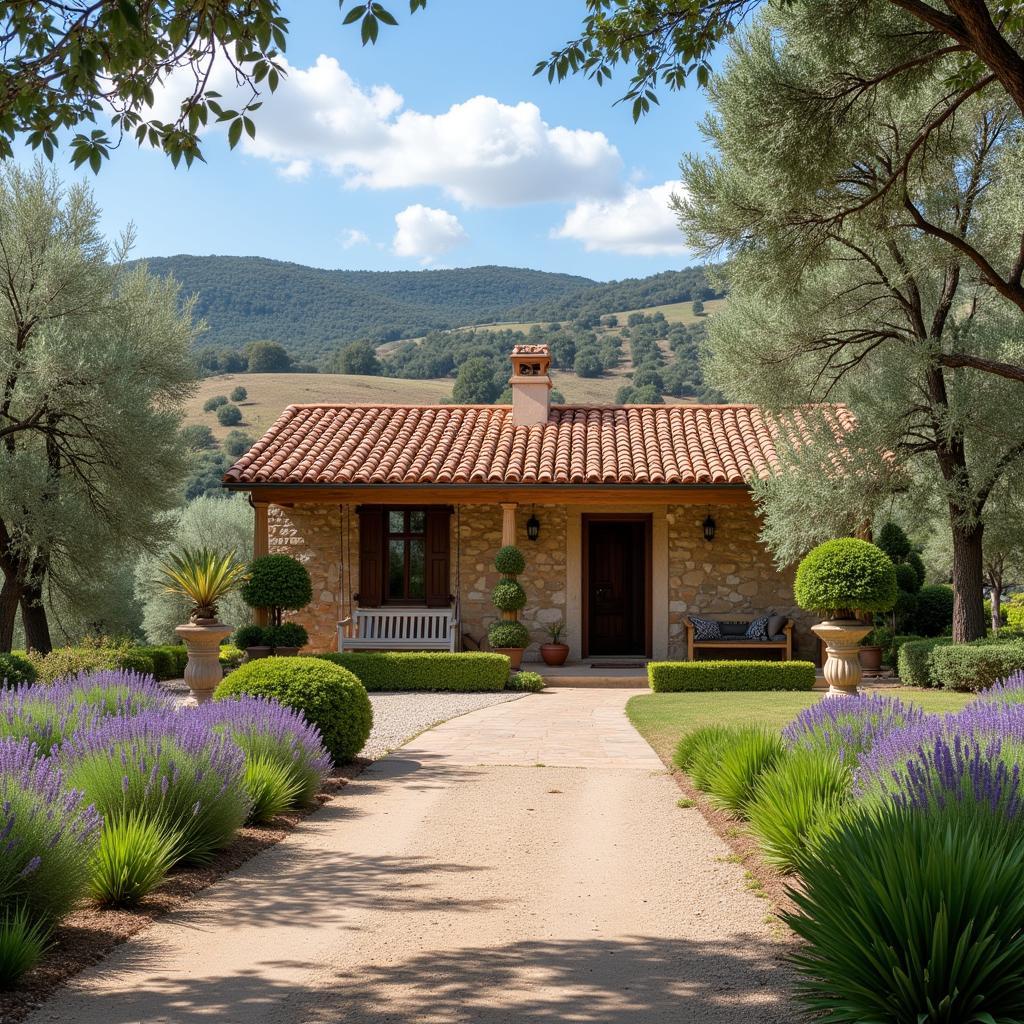 Rustic Spanish Finca in Olive Grove