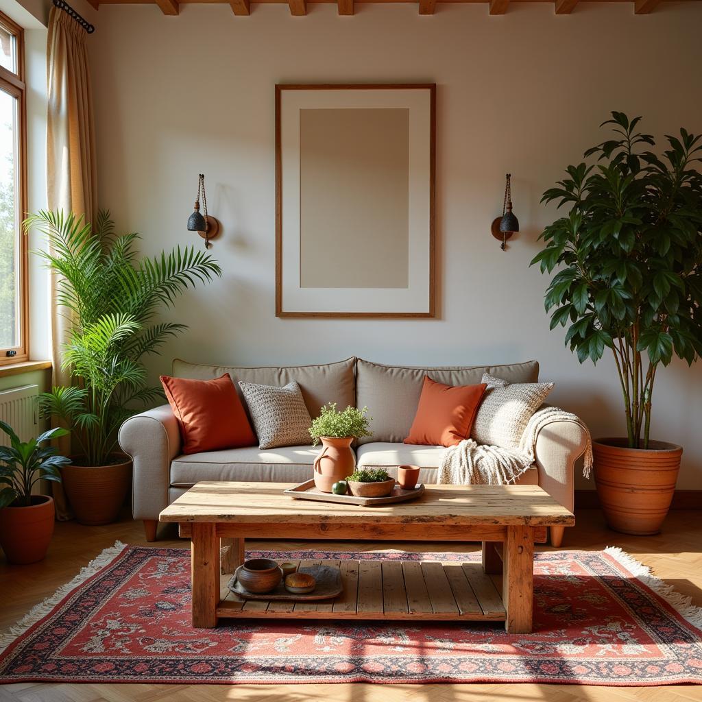 Rustic Spanish Living Room Decor