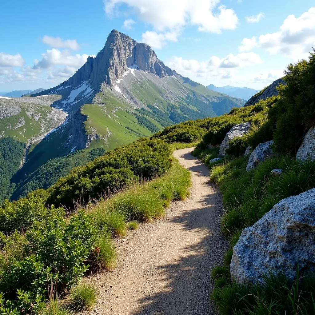 Hiking trail on Ruta Turo de L'Home