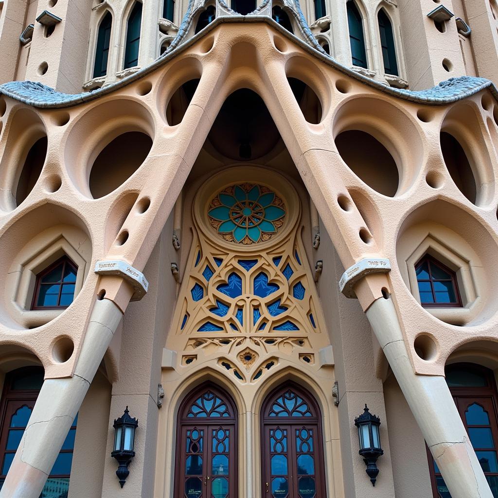 Sagrada Familia facade detail