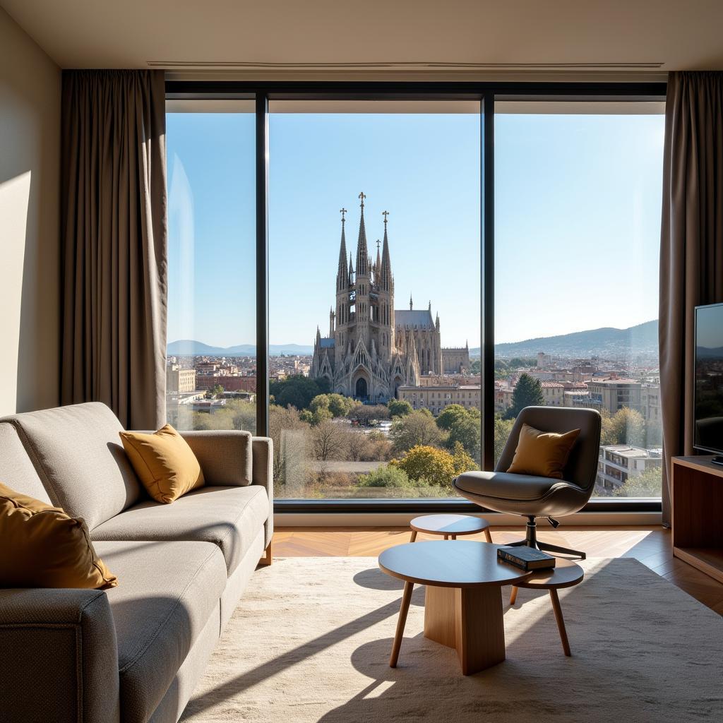 Sagrada Familia View from Suite