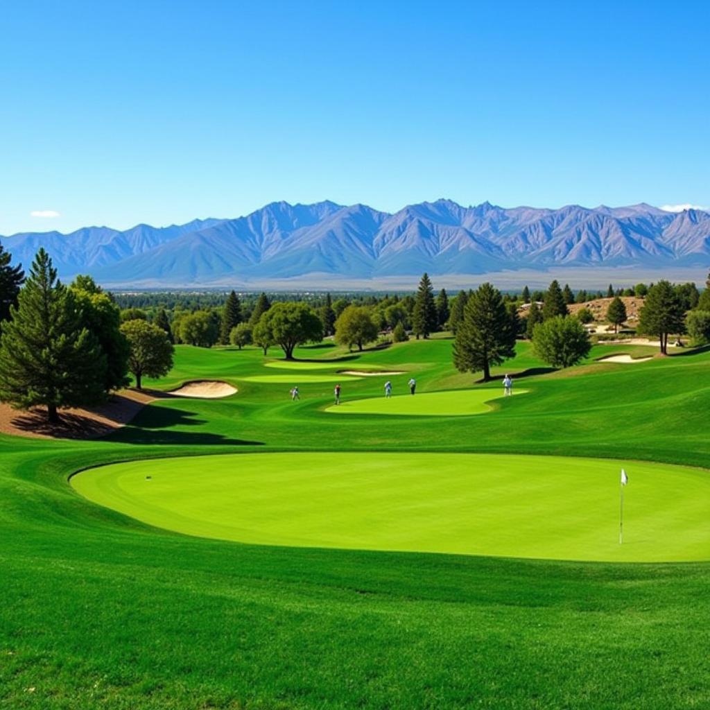 Panoramic view of Santa Clara Golf Course