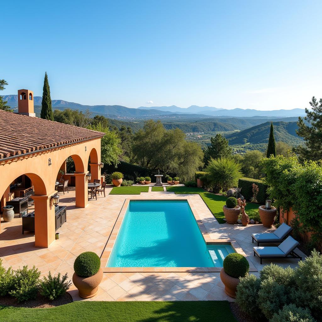 A picturesque Spanish villa available for psn home stays