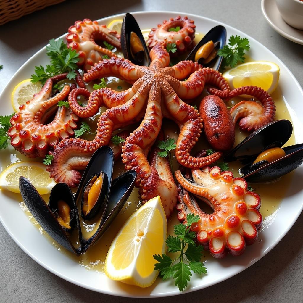 Fresh Seafood Platter in Cabo Home