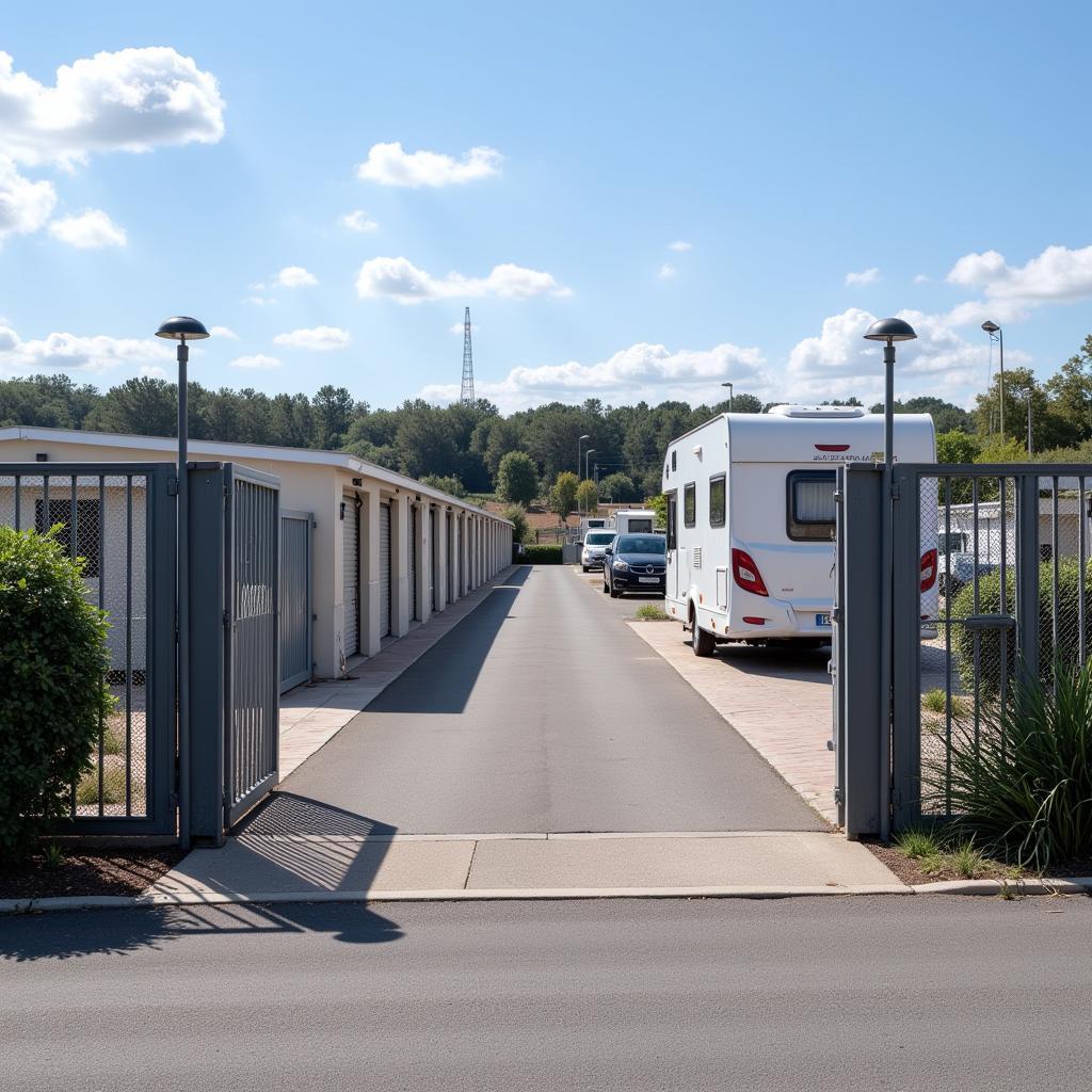  Secure storage facility for motorhomes in Zaragoza 