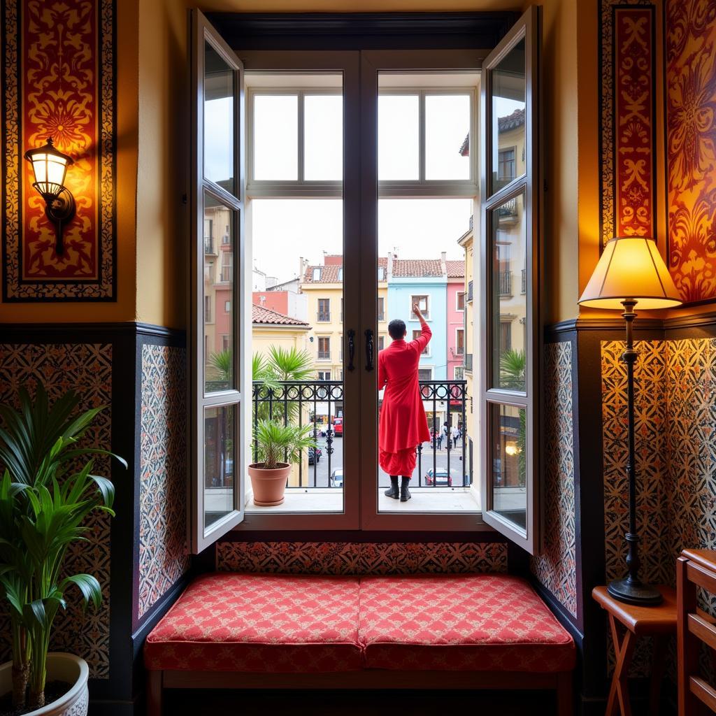 Seville apartment with flamenco vibes