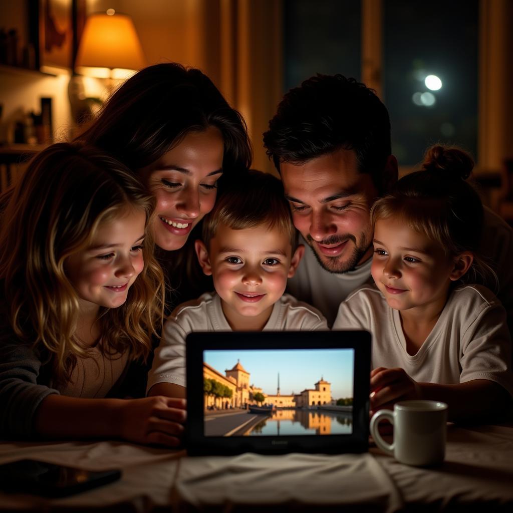 Sharing travel stories with family using WD My Cloud Home Duo