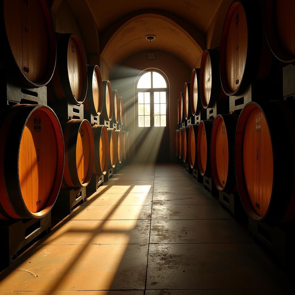 Inside a traditional sherry bodega in Jerez