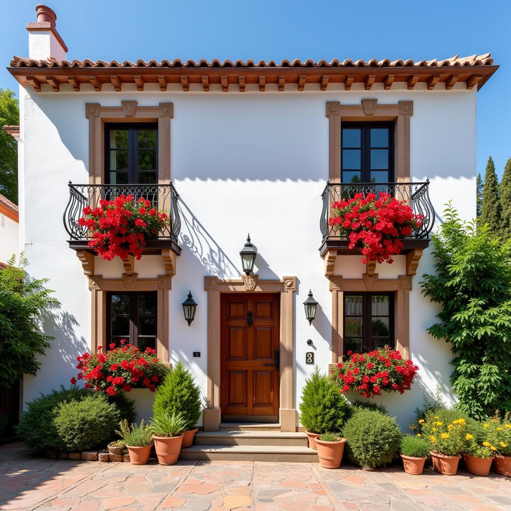 Traditional Spanish Home Exterior