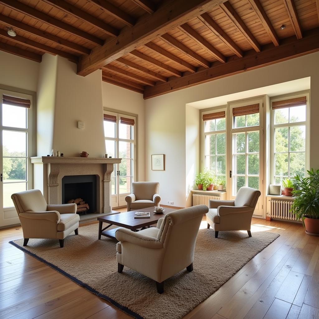 Sun-drenched Living Room in a Spanish Home