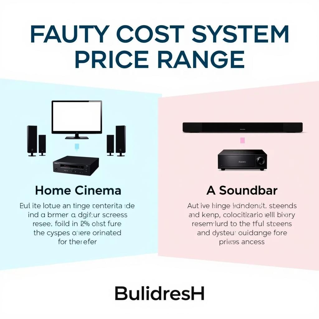 Comparing costs of different sound system components