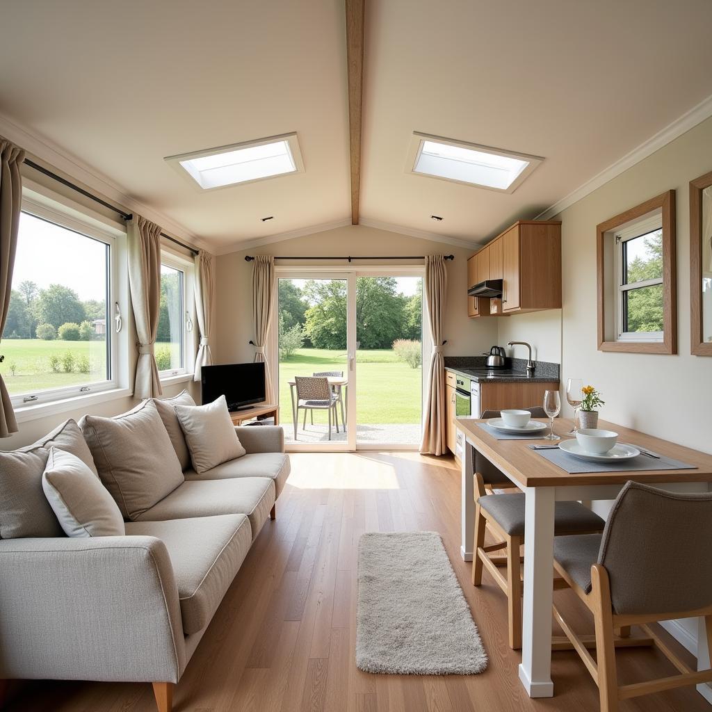 Spacious Mobil Home Interior