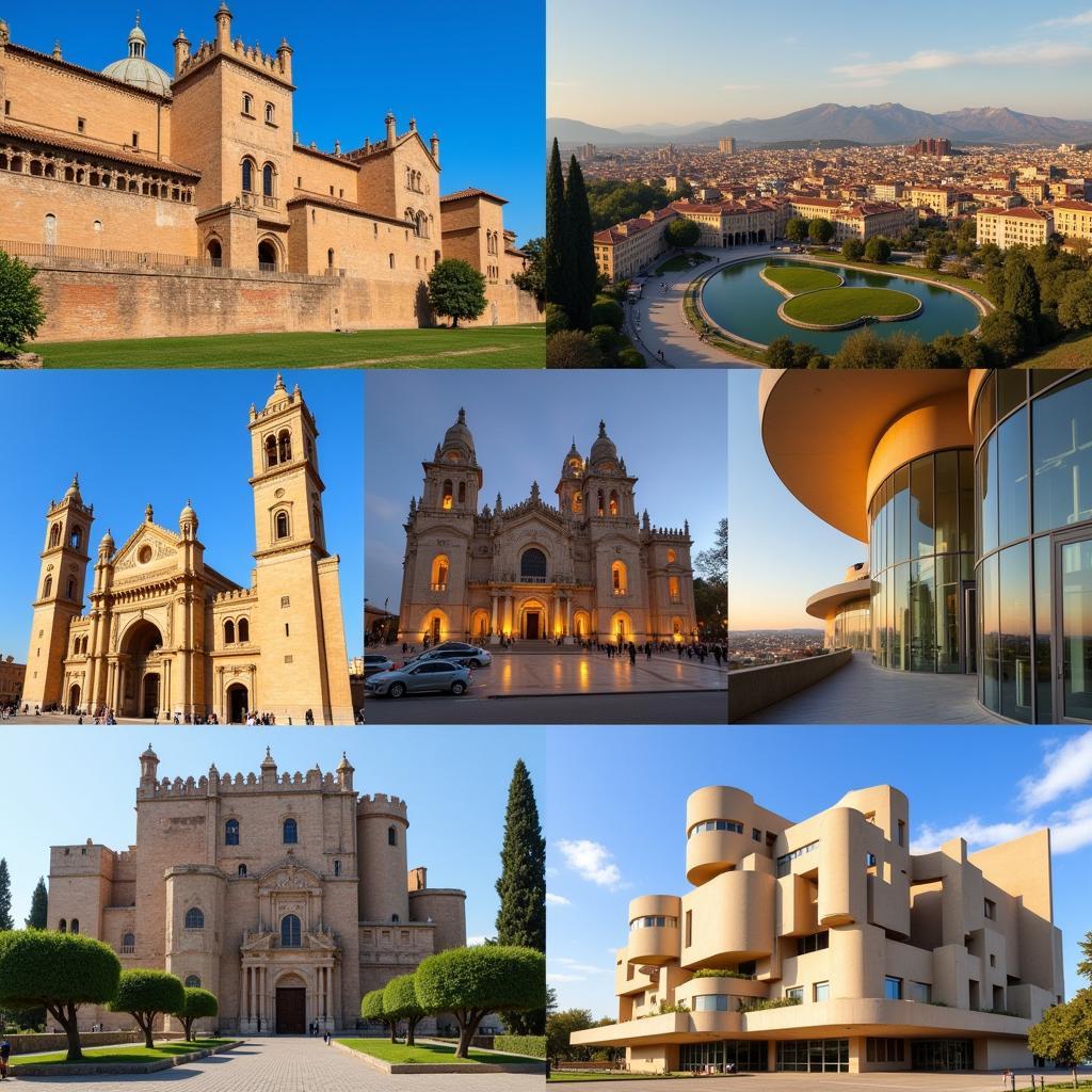 A Blend of Architectural Styles Across Spain