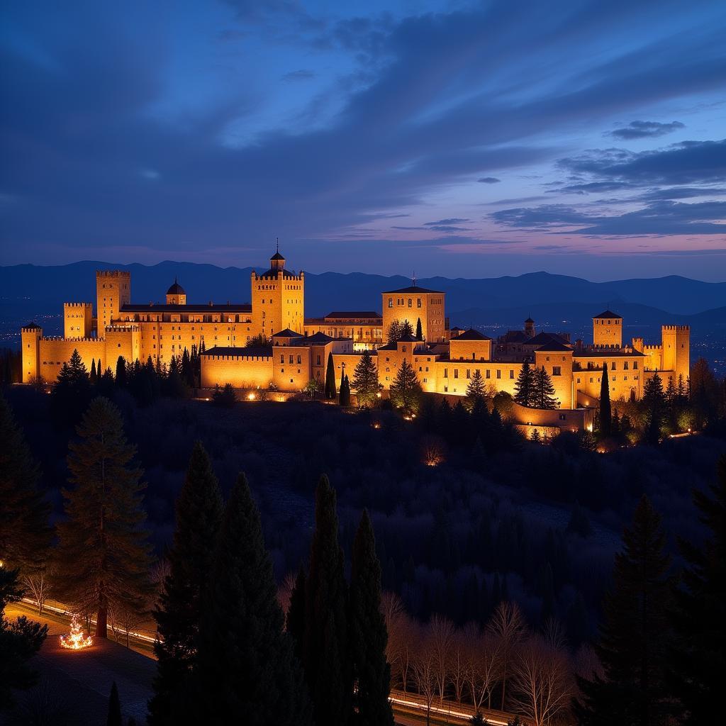 Exploring Spanish Architecture during Christmas