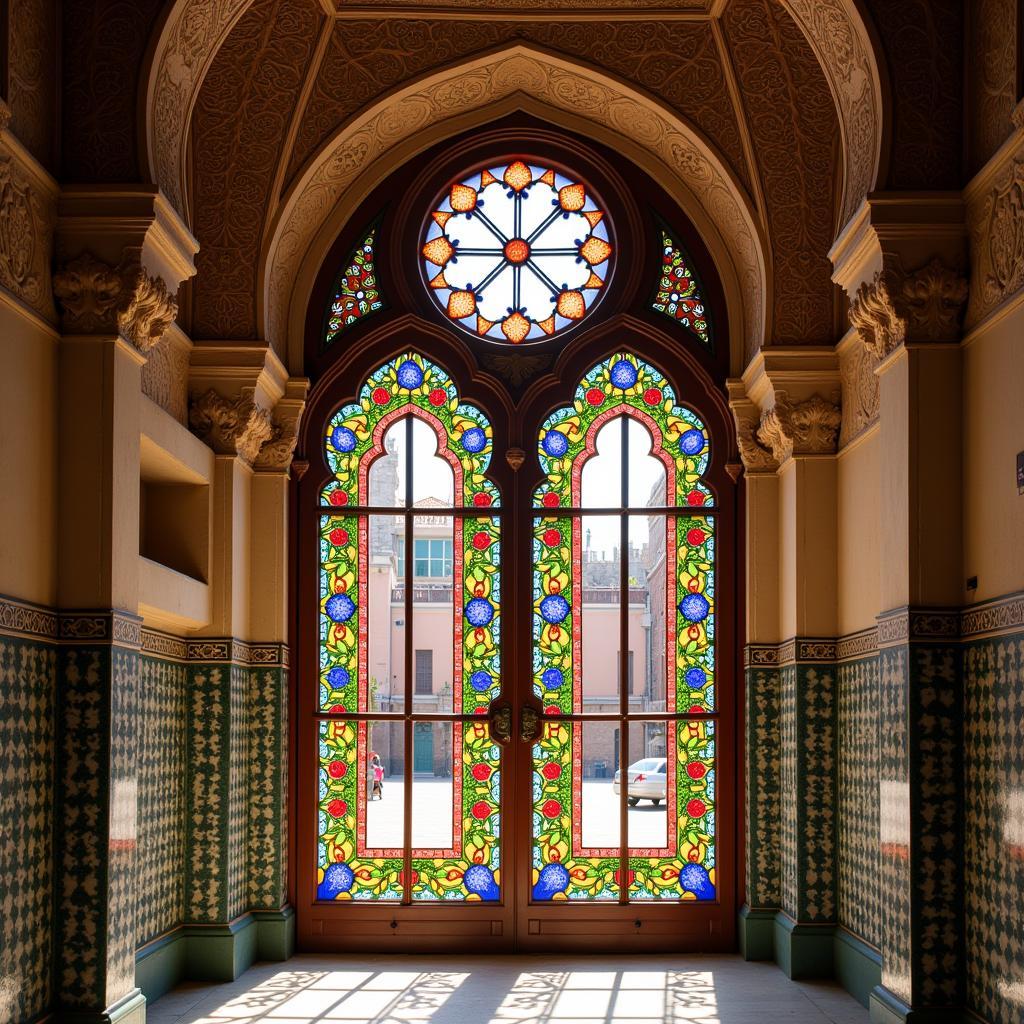 Intricate details of Spanish architecture, showcasing the country's rich history