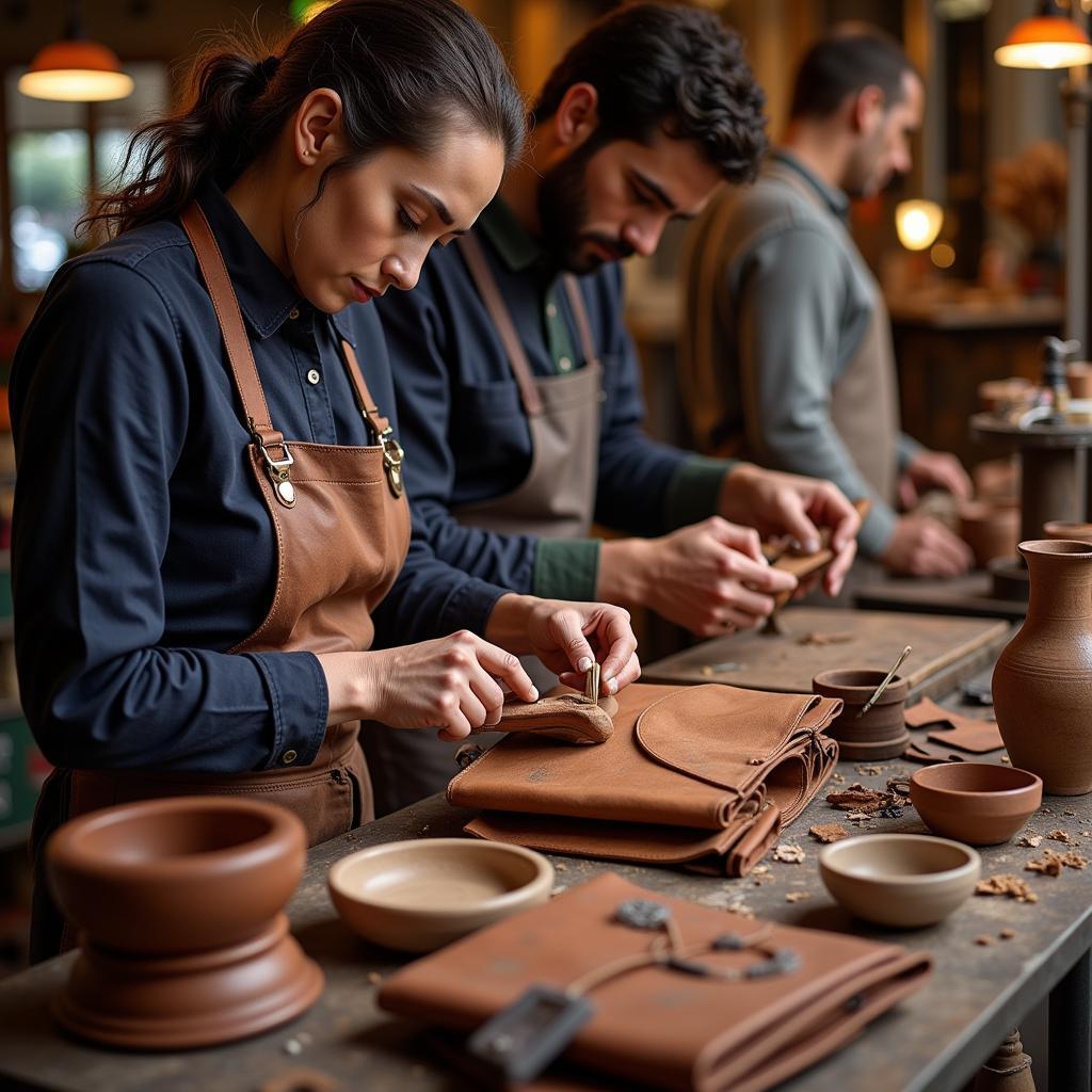 Skilled Spanish Artisans at Pardillo Market