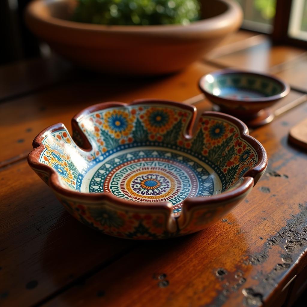 A stylish Spanish ashtray from Zara Home, perfect for adding a touch of Iberian charm to your home.