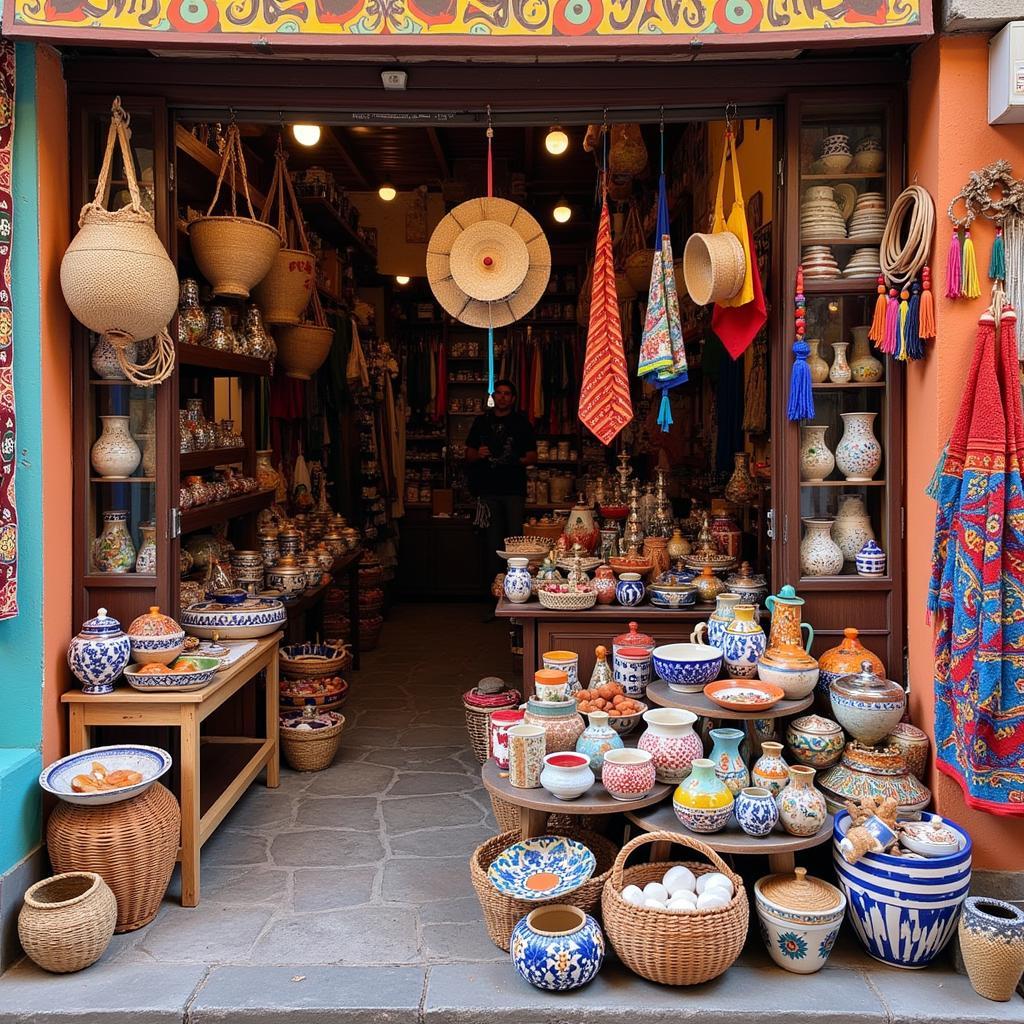 Vibrant Home Decor in a Spanish Bazar