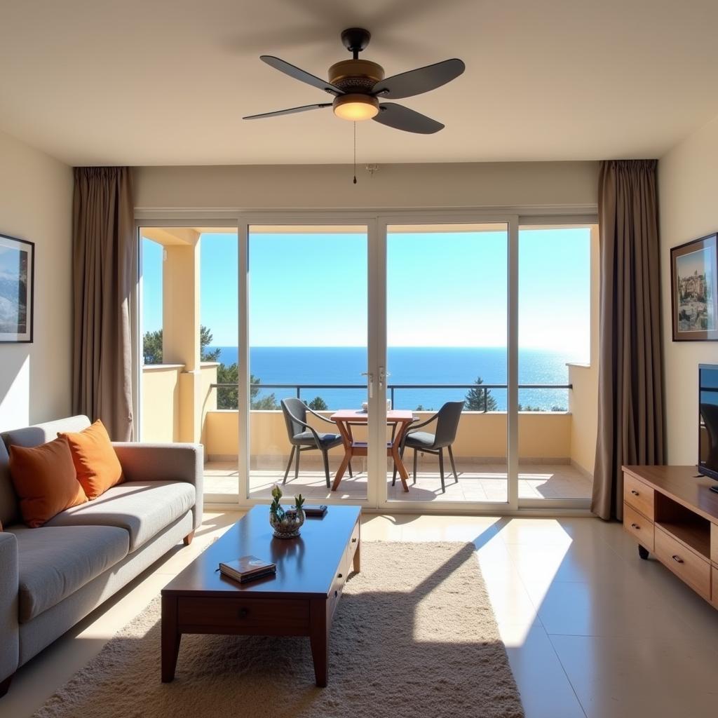 Modern Spanish Beachfront Apartment for Rent