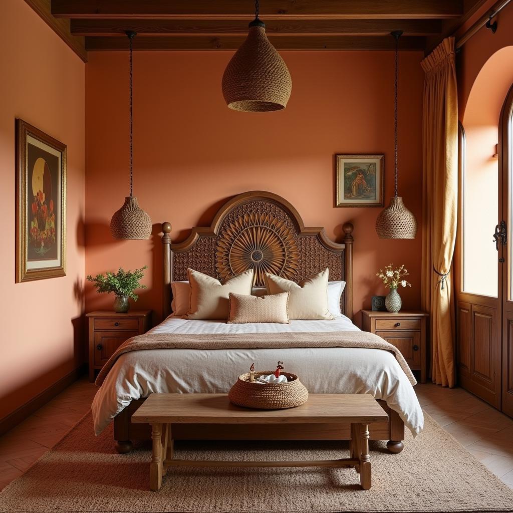 Spanish Bedroom Decor with Juego de Tocador