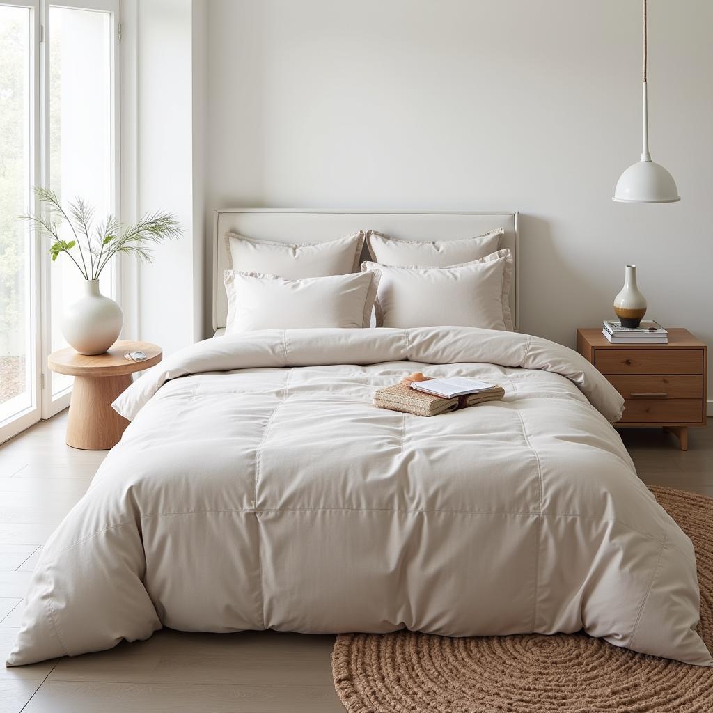 Modern Spanish Bedroom with Zara Home Bedding