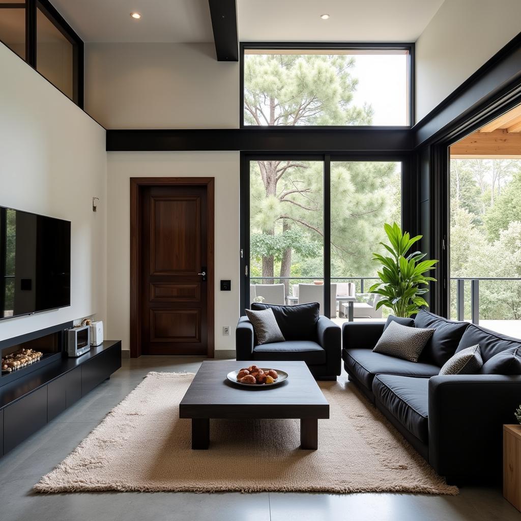 Interior of a Spanish Black Home