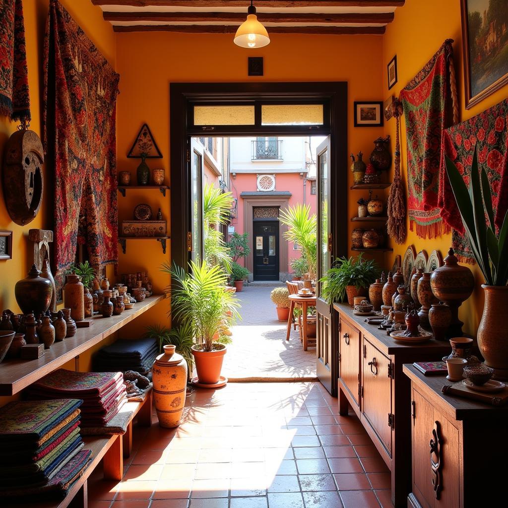 Charming Interior of a Spanish Boutique